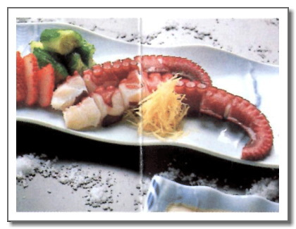 太田屋旅館タコの刺し身